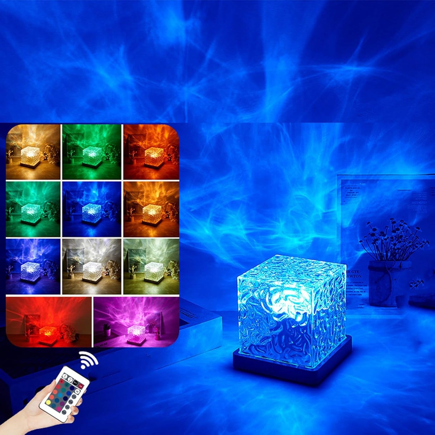 Ocean Wave Aurora Projector Lamp